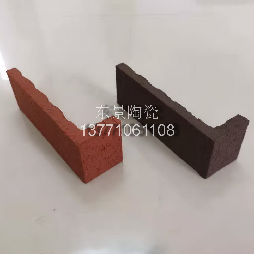 【厂家直销】供应劈开砖 转角砖 墙面装饰砖 紫砂陶劈开砖系列