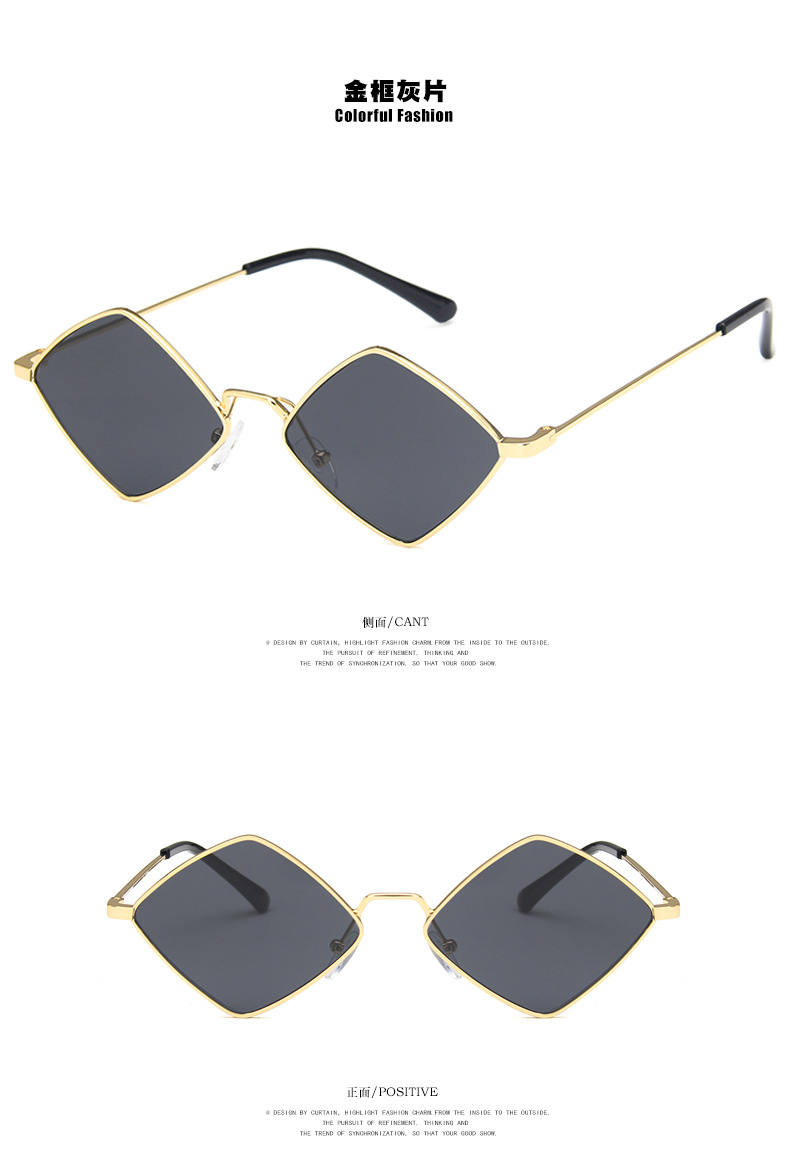 غير النظامية النظارات الشمسية جديد العصرية أزياء النظارات الشمسية الجملة display picture 11