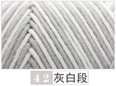 Handmade yarn kit, soft plush skeins with bamboo needle 6 mm, mixed colors and tutorial options