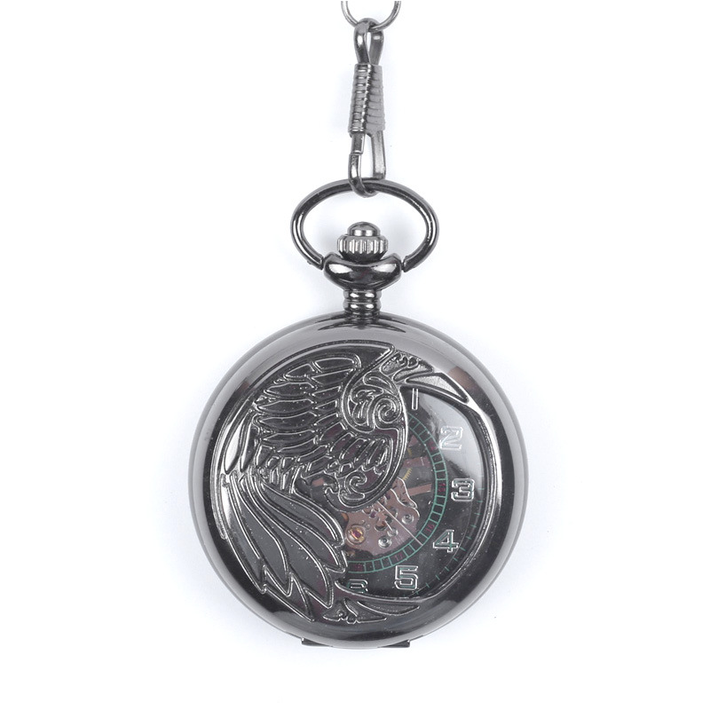 Vintage accessories Phoenix mechanical pocket watch automatic semi-automatic mechanical watch Roman numeral dial hanging watch wholesale