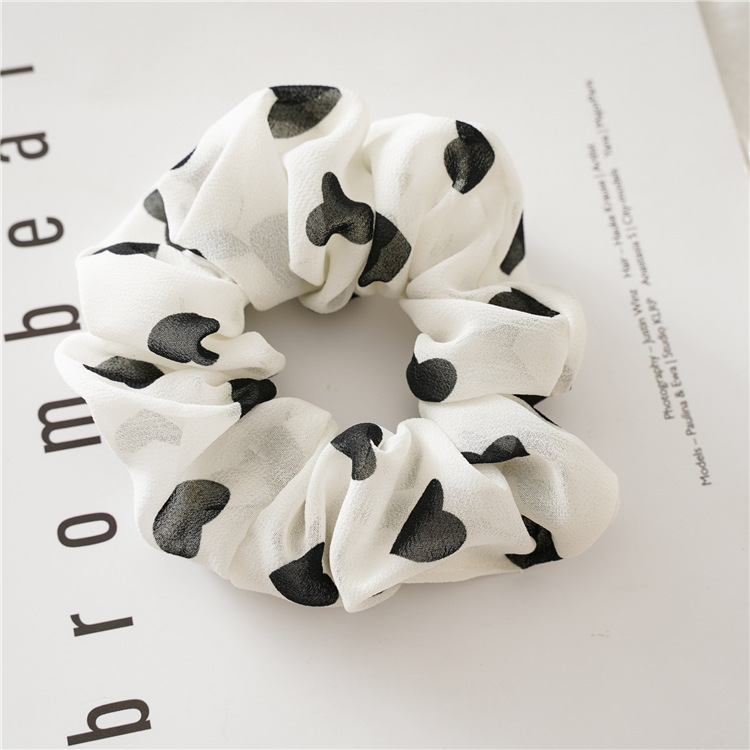 Fashion Polka Dots Cloth Hair Tie 1 Piece display picture 3