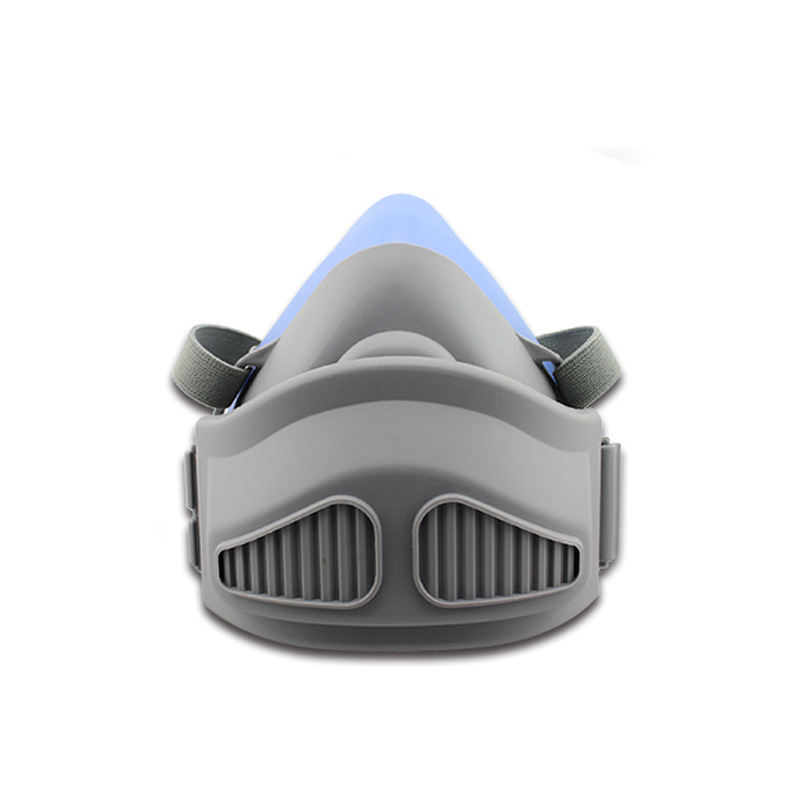 9500B硅胶防尘面具口罩 N95级别防尘滤棉防粉尘风沙