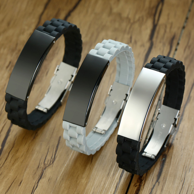 Mode Géométrique Acier Inoxydable Tresser Hommes Bracelet display picture 5