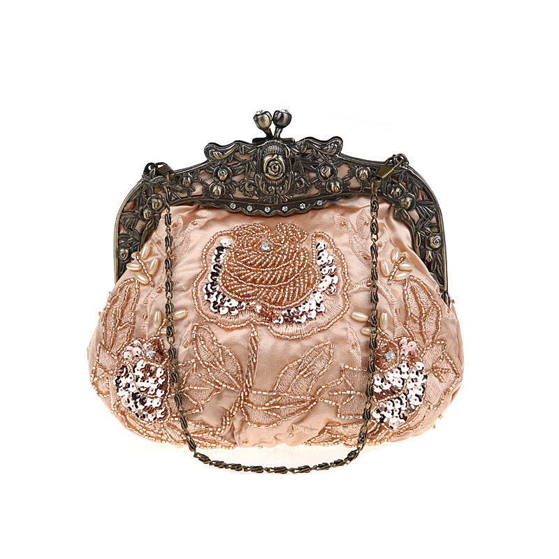 Selling supply Retro Beaded bag Evening Bags collocation cheongsam Hand Bag Female bag Dress bag Bridal package 2583