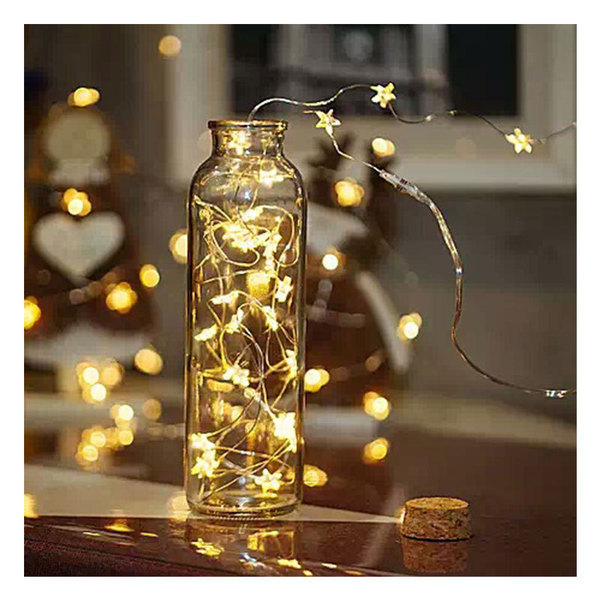 Fireflies Decoration Starlight Strings LED Copper Line Star -shaped…