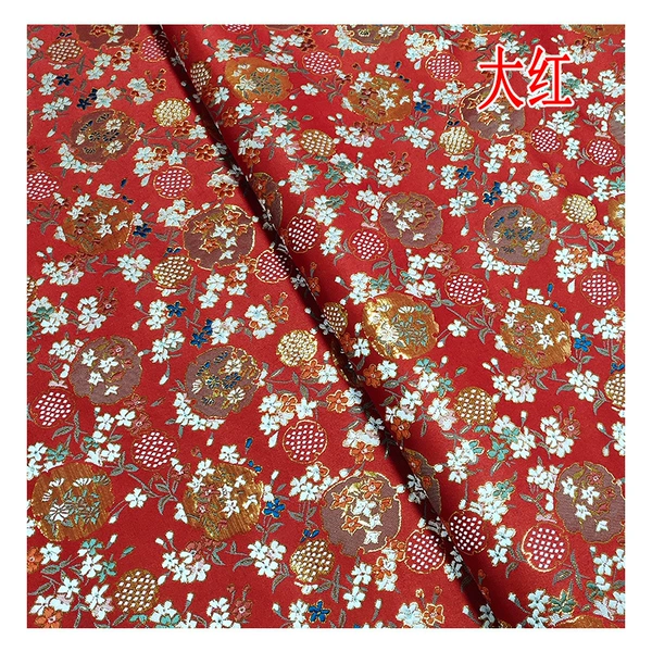 Big red*width 75cm*high density*100d*150cm*abstract printing*Japanese and Korean