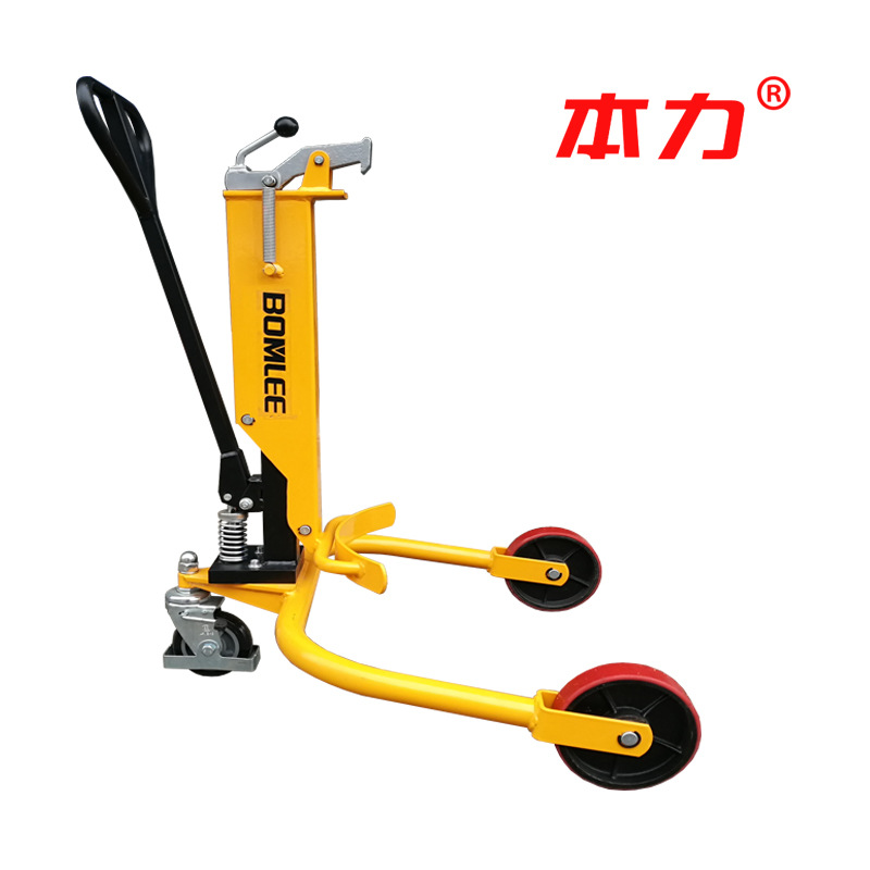 [Drums truck]Jiaxing 250kg Manual hydraulic Drums truck DP Oil bucket handling