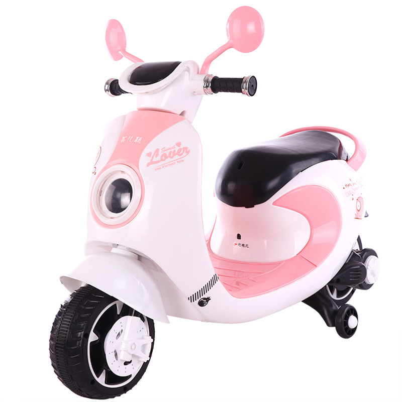 廠家直銷多功能兒童電動摩托車 卡通趣味公主款電動摩托車