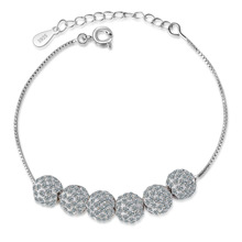 满钻香巴拉钻球手链女韩版甜美浪漫网红潮人手饰品手链