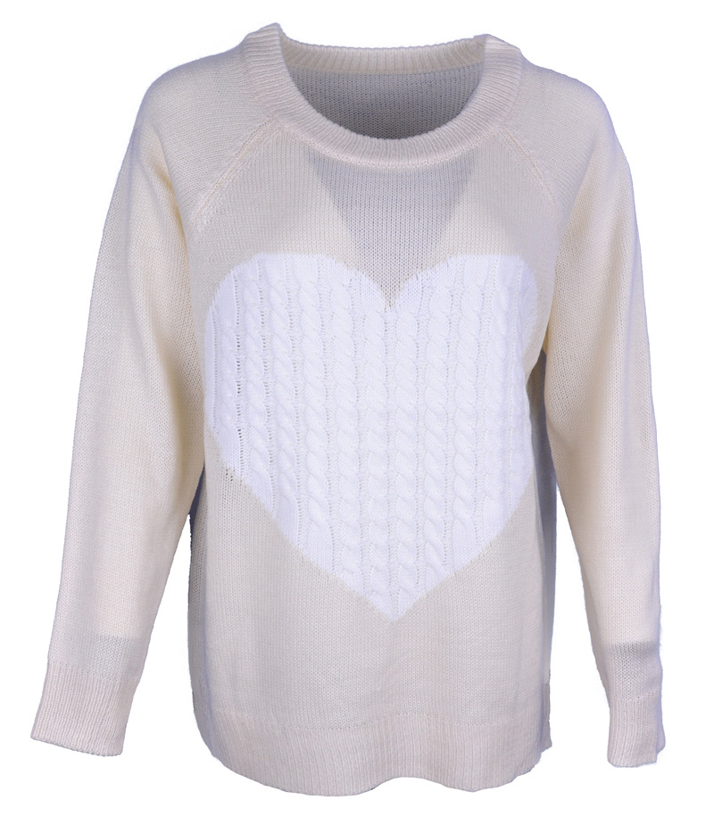 Women's Sweater Long Sleeve Sweaters & Cardigans Hollow Out Fashion Heart Shape display picture 133