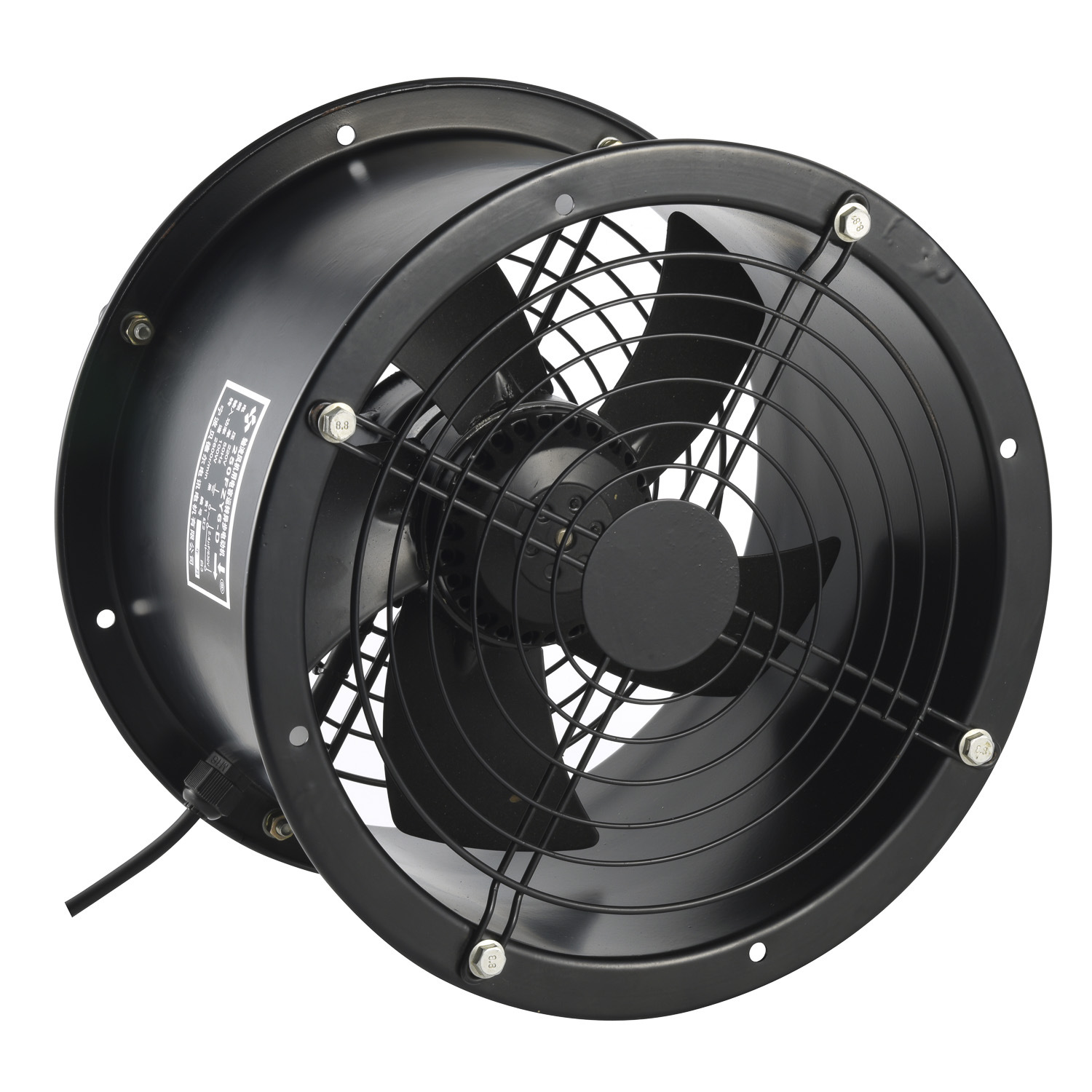 厂家宁波贝德尔200FZY-S高筒风机