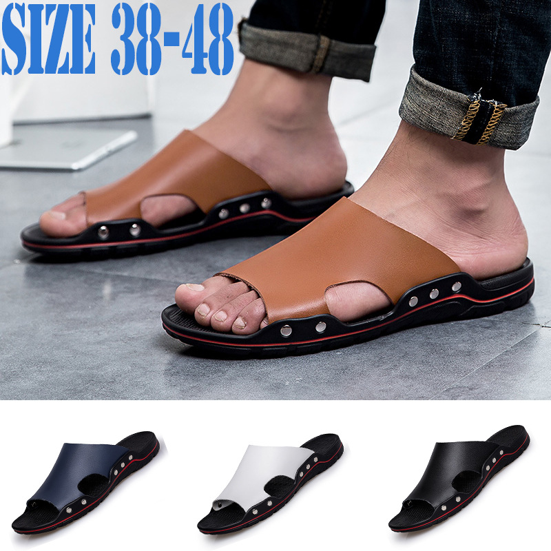 Summer men's slippers foreign trade larg...