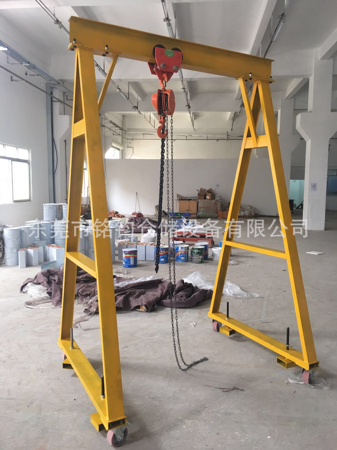 厂模具车间小型移动龙门架3吨龙门吊注塑机上下料吊架起重机