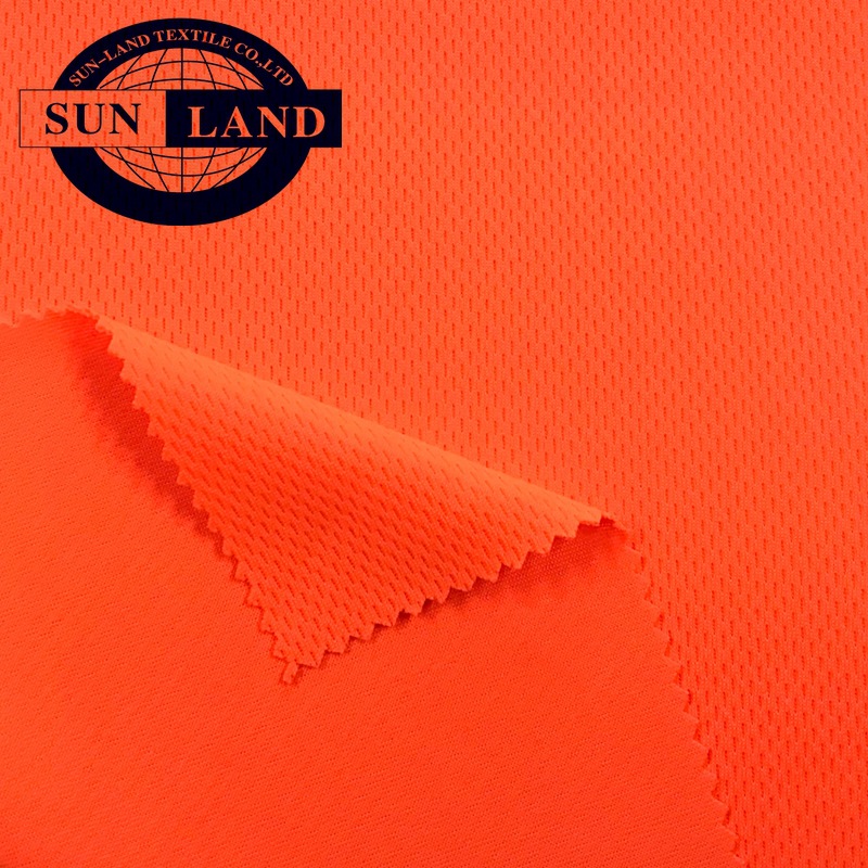 涤纶菠萝网眼布 吸湿排汗消臭双面鸟地布 汽车坐垫面料