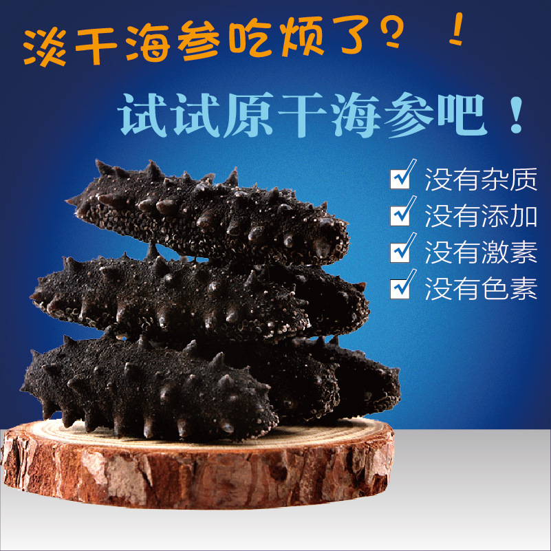 原干海参大连底播野生海参干货批发25克装特产|ms
