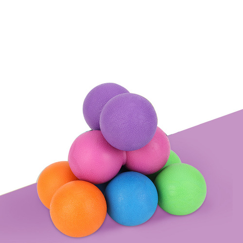 Manufacturer TPE relaxation meridian fascia ball, hand and sole fitness yoga ball, deep muscle relaxation peanut ball