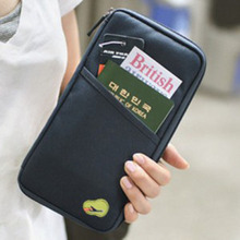 旅行飞机护照包 韩国多功能手拿证件包 收纳卡包票夹厂家