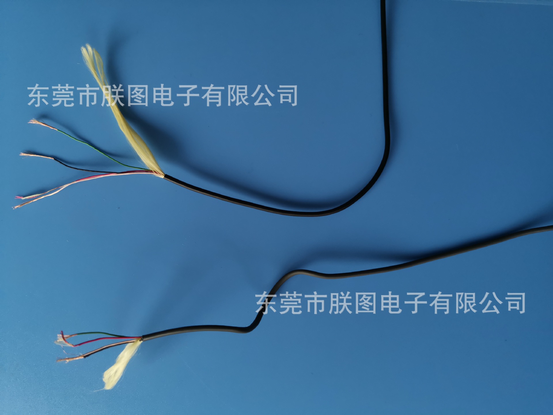 1.4MM可视锚鱼线四芯黑皮包芯线拉力50公斤3芯4芯漆包铜线钓鱼线