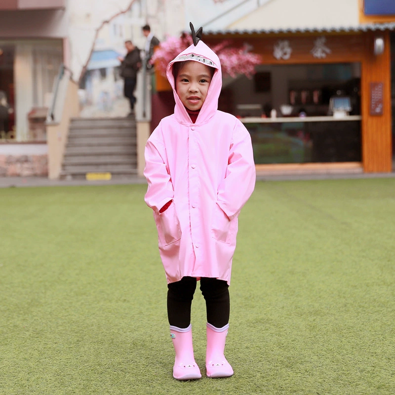 Детский плащ для девочек и мальчиков, детский сад, начальная школа, водонепроницаемое пончо с милым динозавром с героями мультфильмов