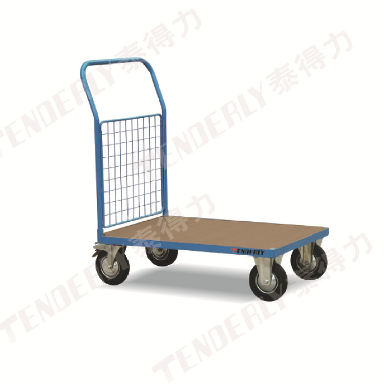 供应300Kg手推车,平板推车,工具车,钢制车架,复合板材台面,可定制