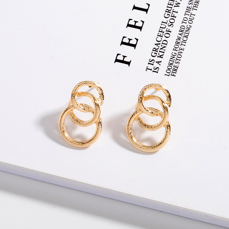 Fashion New Fashion Trend Retro Lion Head Simple Earrings For Women display picture 4