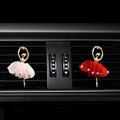 Ballet Girl Car Air Outlet Perfume Clip Creative Car Aromatherapy Clip Car Interior Decoration Solid Aromatherapy