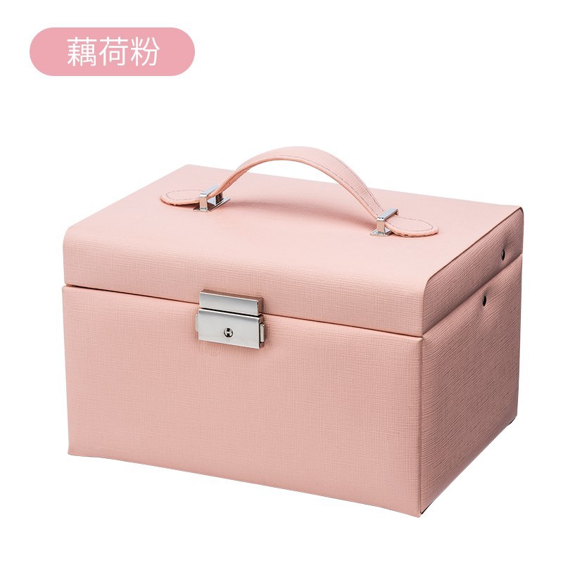 首饰盒公主欧式韩国高档多层简约耳环手饰品首饰收纳盒定制大容量