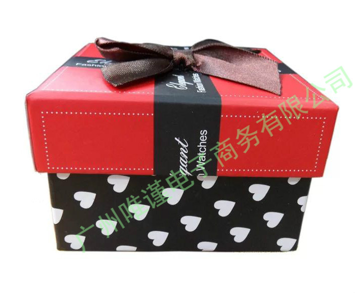 wholesale Selling bow Watch Box Gift box gift Square love watch packing