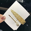 Metal hairgrip, chain, hairpins handmade, fashionable hair accessory