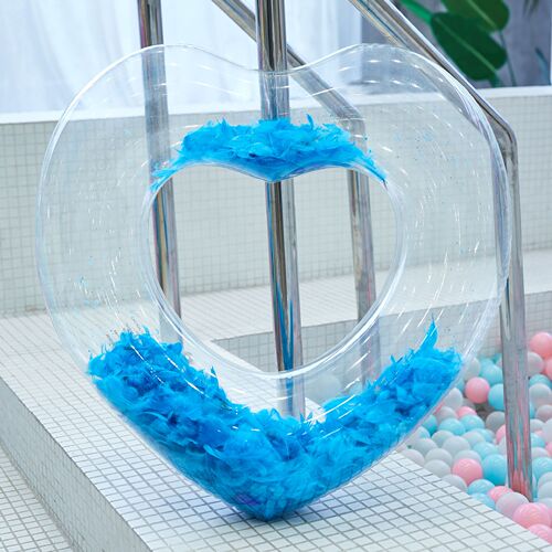 Supply ins fully transparent swimming ring sequined transparent swimming ring sequined armpit swimming ring