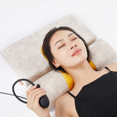 heating Cervical pillow Neck Pillow Adjustable Pillow height memory pillow adult sleep cervical vertebra pillow Cylinder combination