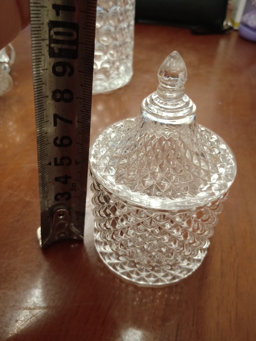 Factory direct selling mini sugar cylinder with a tie with a glass…