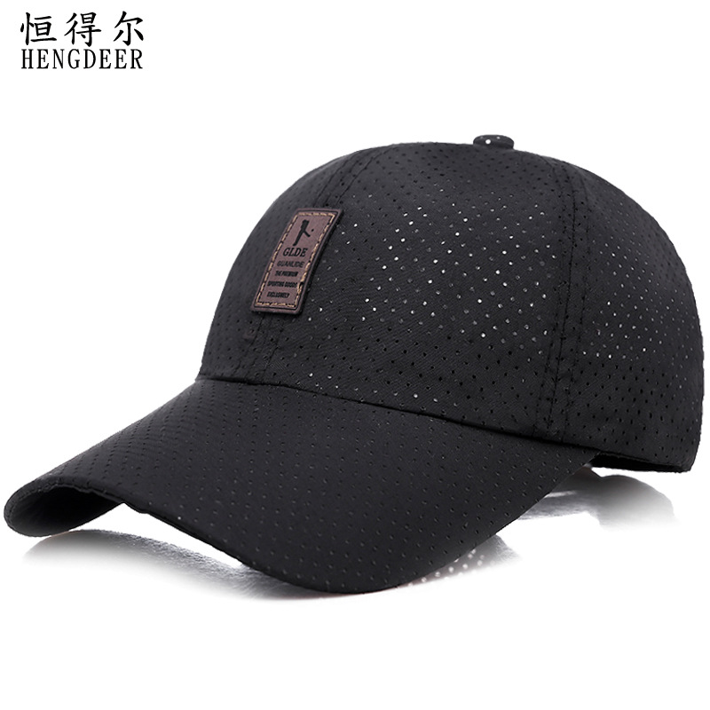 新款夏季男士帽子 户外韩版棒球帽休闲防晒遮阳速干鸭舌帽太阳帽