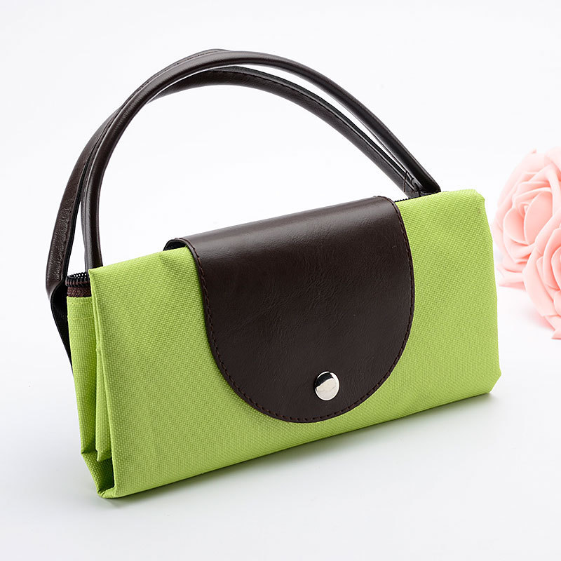 厂家批发定 制防水折叠式环保手提购物袋牛津布购物包可印LOGO