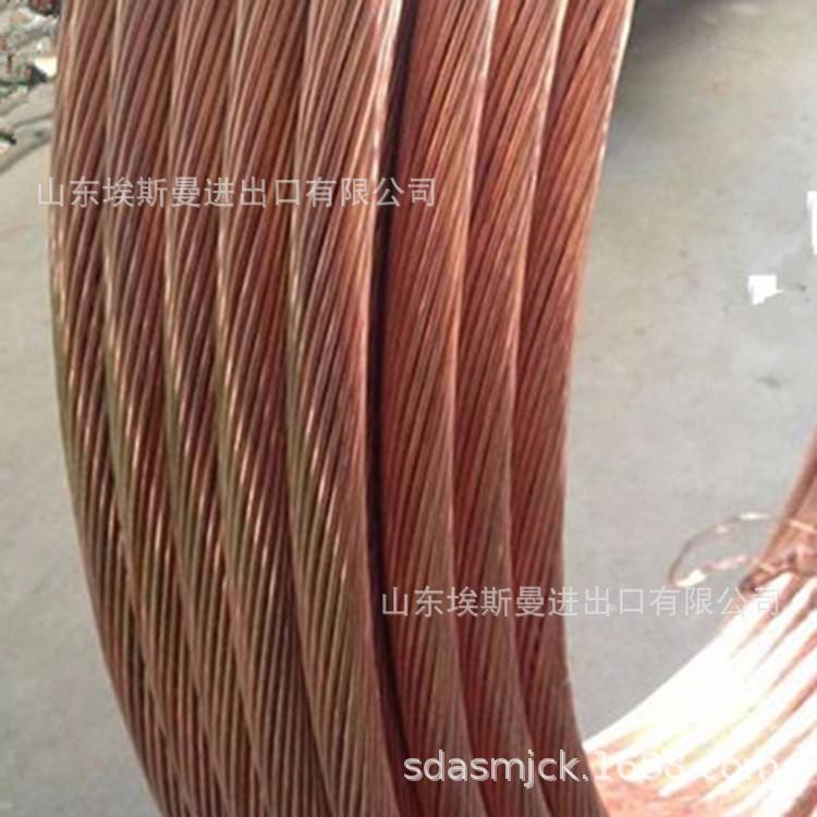 铜包钢绞线 高导电铜包钢绞线 240mm2铜包钢绞线
