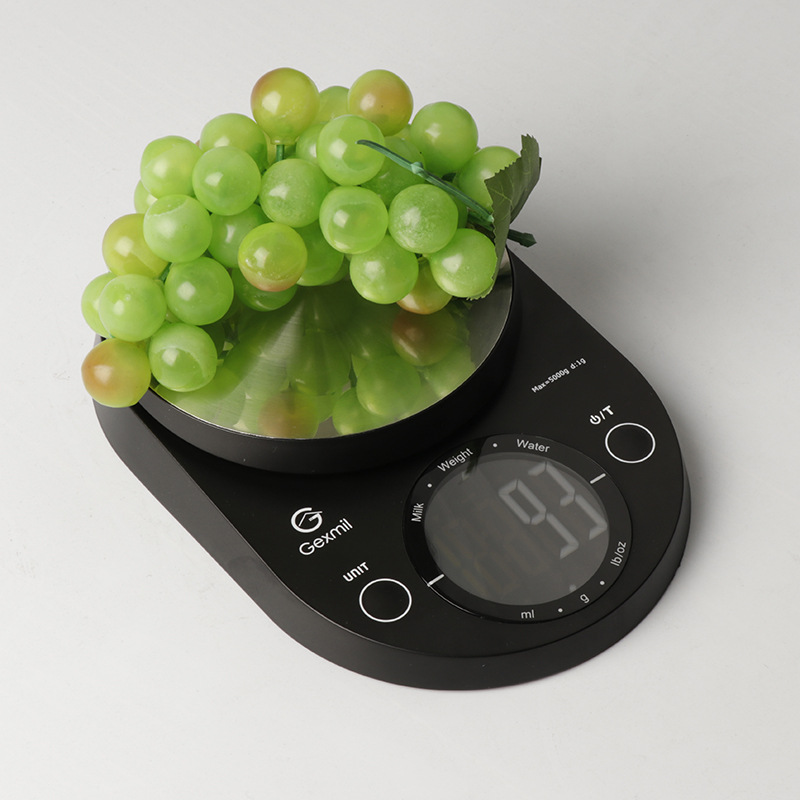 衡赛特新款不锈钢厨房秤10kg高精度1g电子秤食物烘焙秤克称带蓝牙