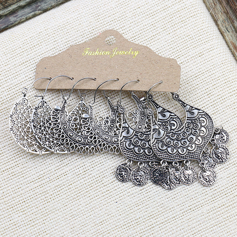Drop Earrings Classification 1 Set Bohemian Geometric Plating Alloy Drop Earrings