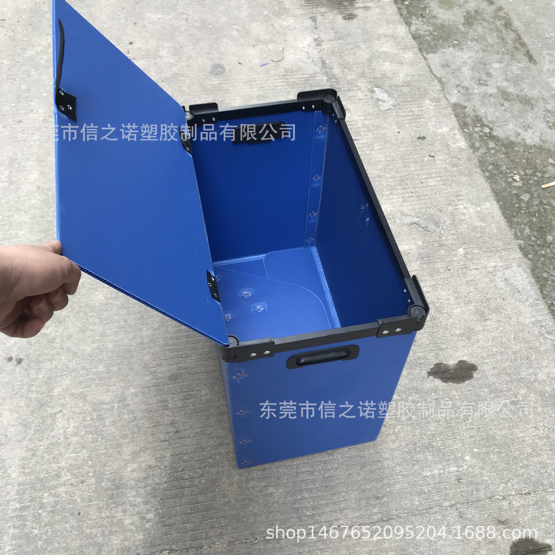 厂家定做生产防静电周转箱中空板刀卡骨架箱 东莞塑料物流加厚箱