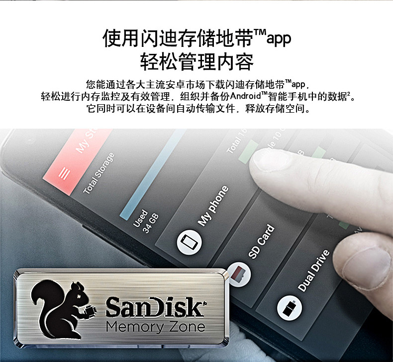 Clé USB Double Interface SanDisk Phone Android - Ref 3431056 Image 21