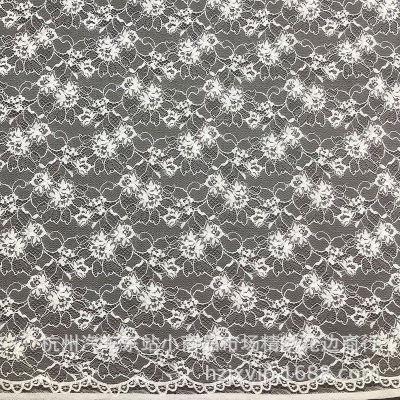 DIY手工服装辅料精绣闪闪花朵2020新款无弹蕾丝刺绣面料