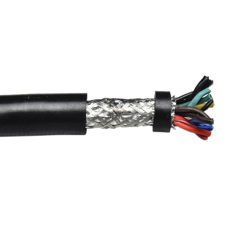 无氧铜彩色双绞线 可定制  双屏蔽铝箔编织对绞线  8芯现货供应