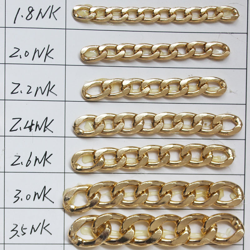 饰品铝链条NK包包链金色泳装吊带链子泳衣情趣内衣服饰厂家