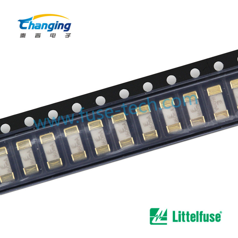 0451.160MRL 0.16A  160MA 力特1808贴片一次性保险丝2410体积