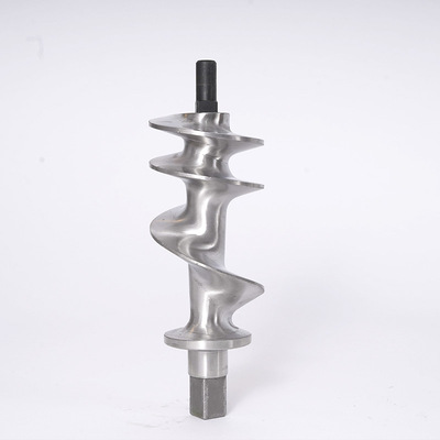 大型绞肉机十字刀片不锈钢绞龙切肉机配件定制商用绞肉机孔板刀盘|ms