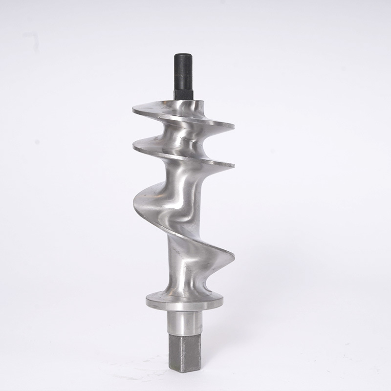 大型绞肉机十字刀片不锈钢绞龙切肉机配件定制商用绞肉机孔板刀盘|ms