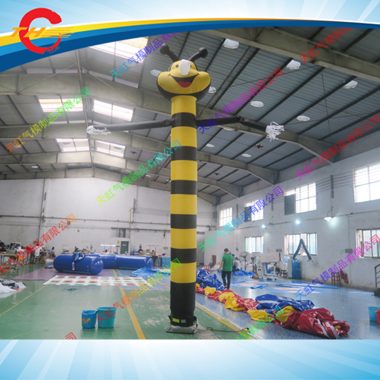 【小蜜蜂舞星】空中舞星气模 卡通充气模型 仿真模型充气空中舞者