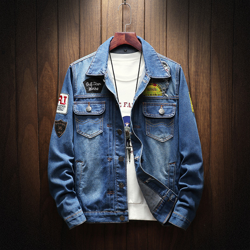 Mens Denim Jacket Men Jeans Jackets Oute...