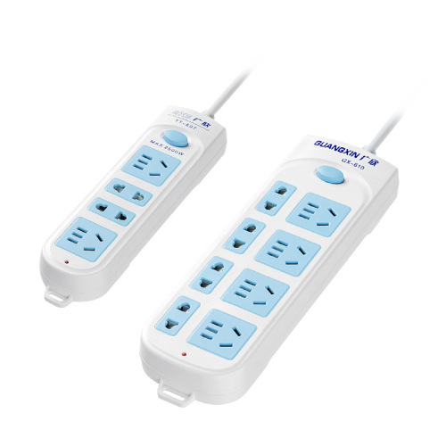 Wholesale new national standard high-power adapter strip, office power strip extension cord, multi-function switch smart plug