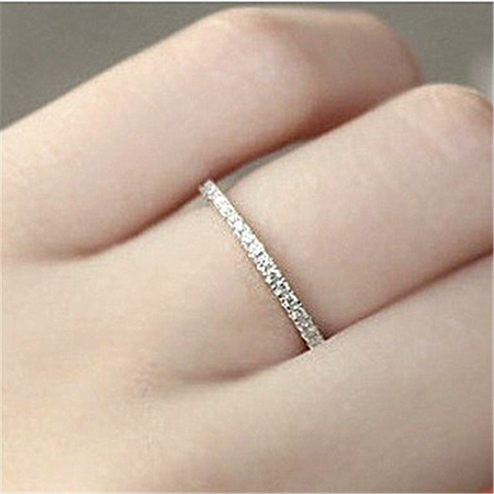 Серебряное украшение ногтей платиновое кольцо для возлюбленной Aliexpress