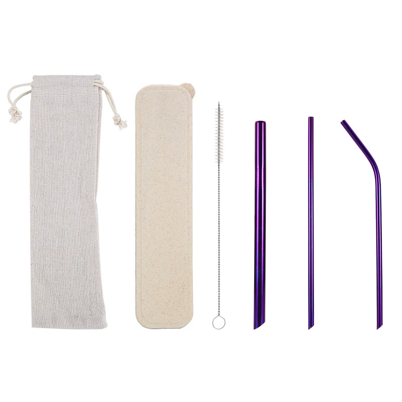 Creative straw stainless steel, set